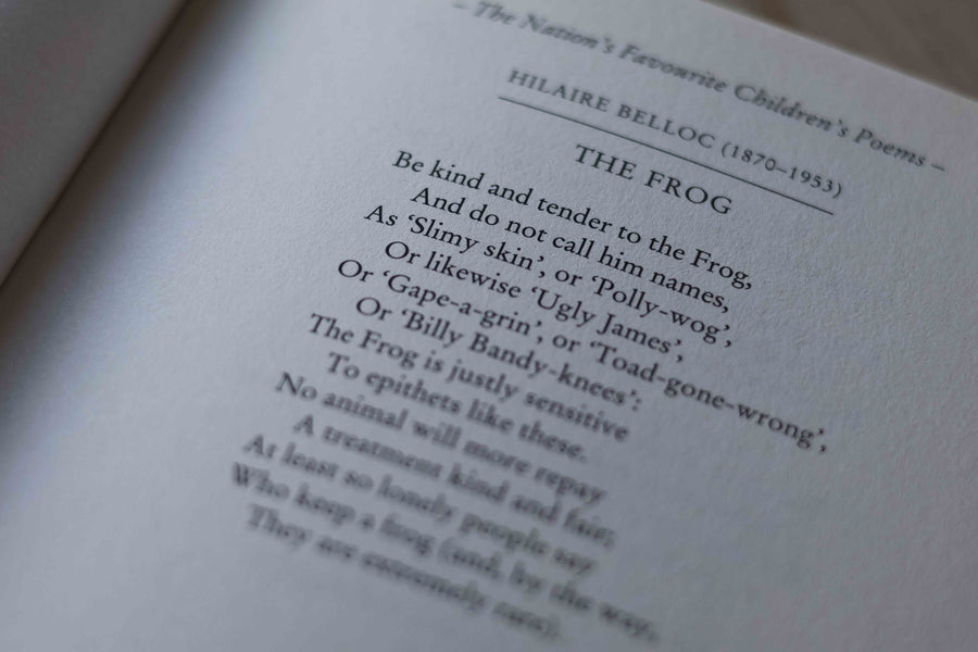 The 19thC poem I wasn't expecting at dinner