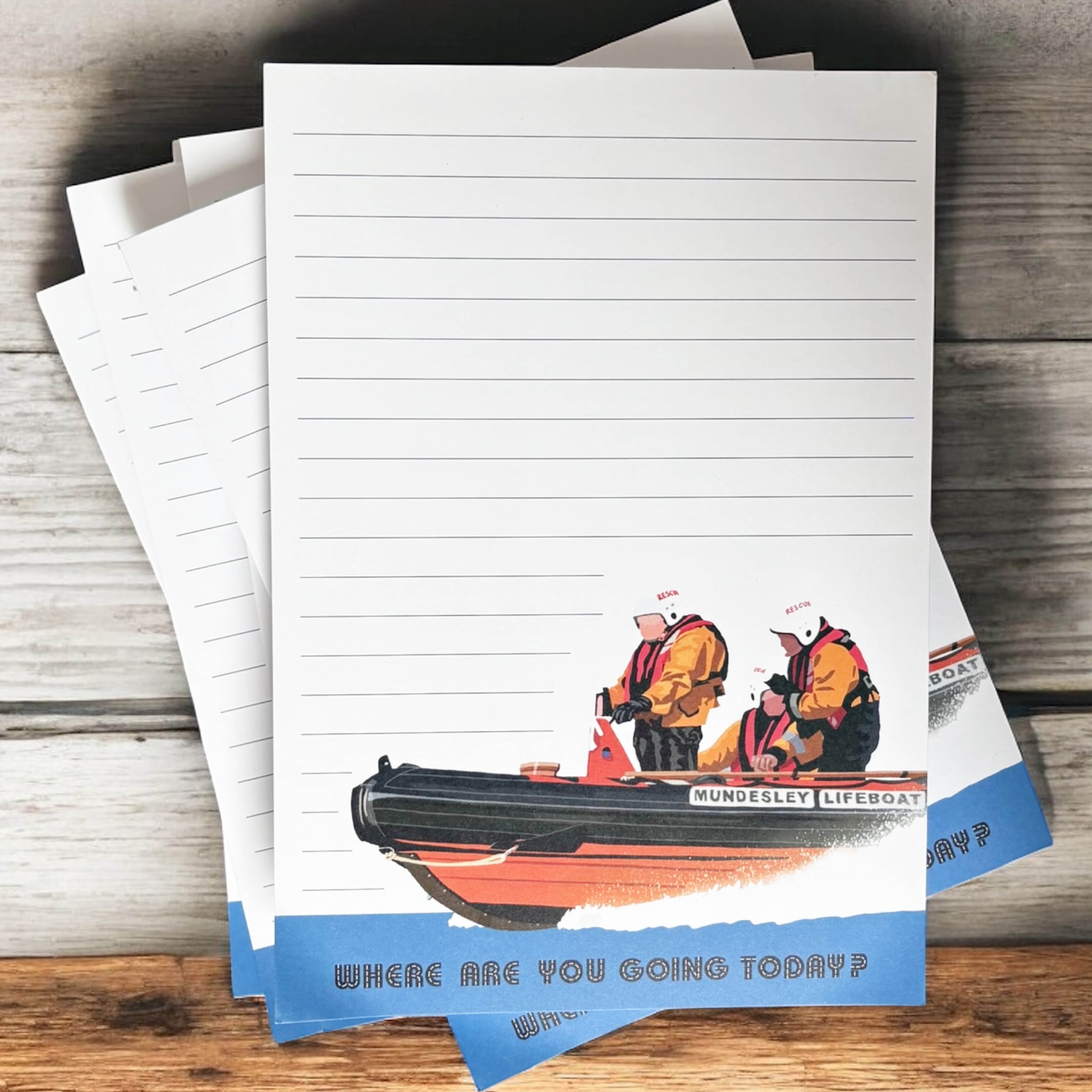 Lifeboat notepad (A5)
