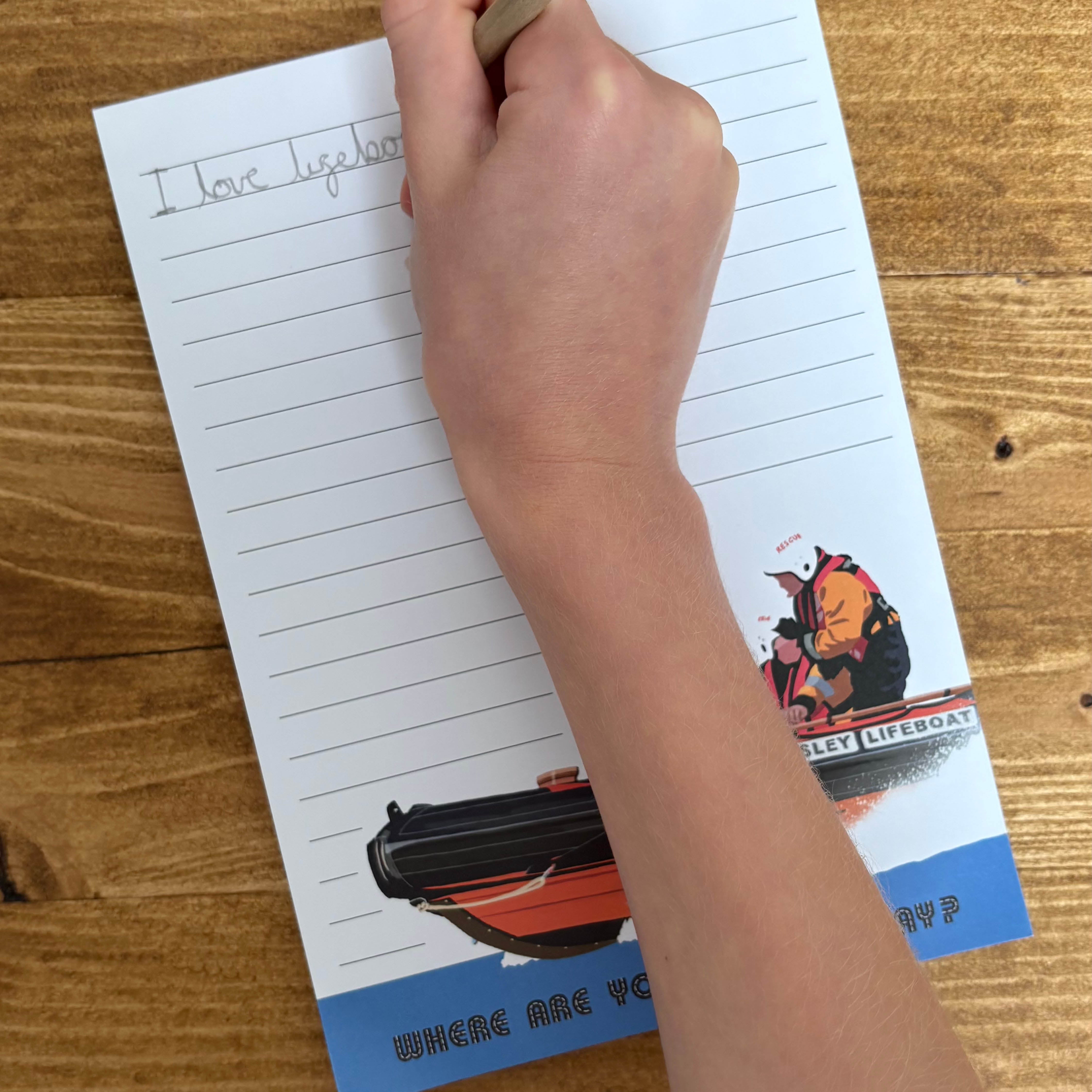 Lifeboat notepad (A5)